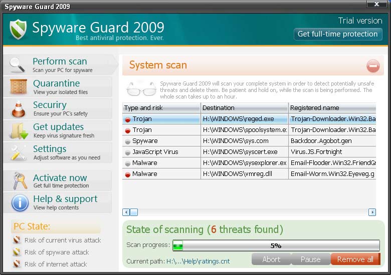 spyware guard 2009