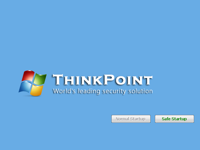 Thinkpoint start screen
