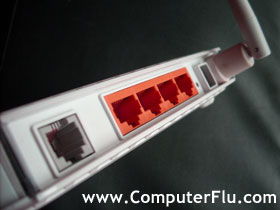 Computer Flu Wireless Router